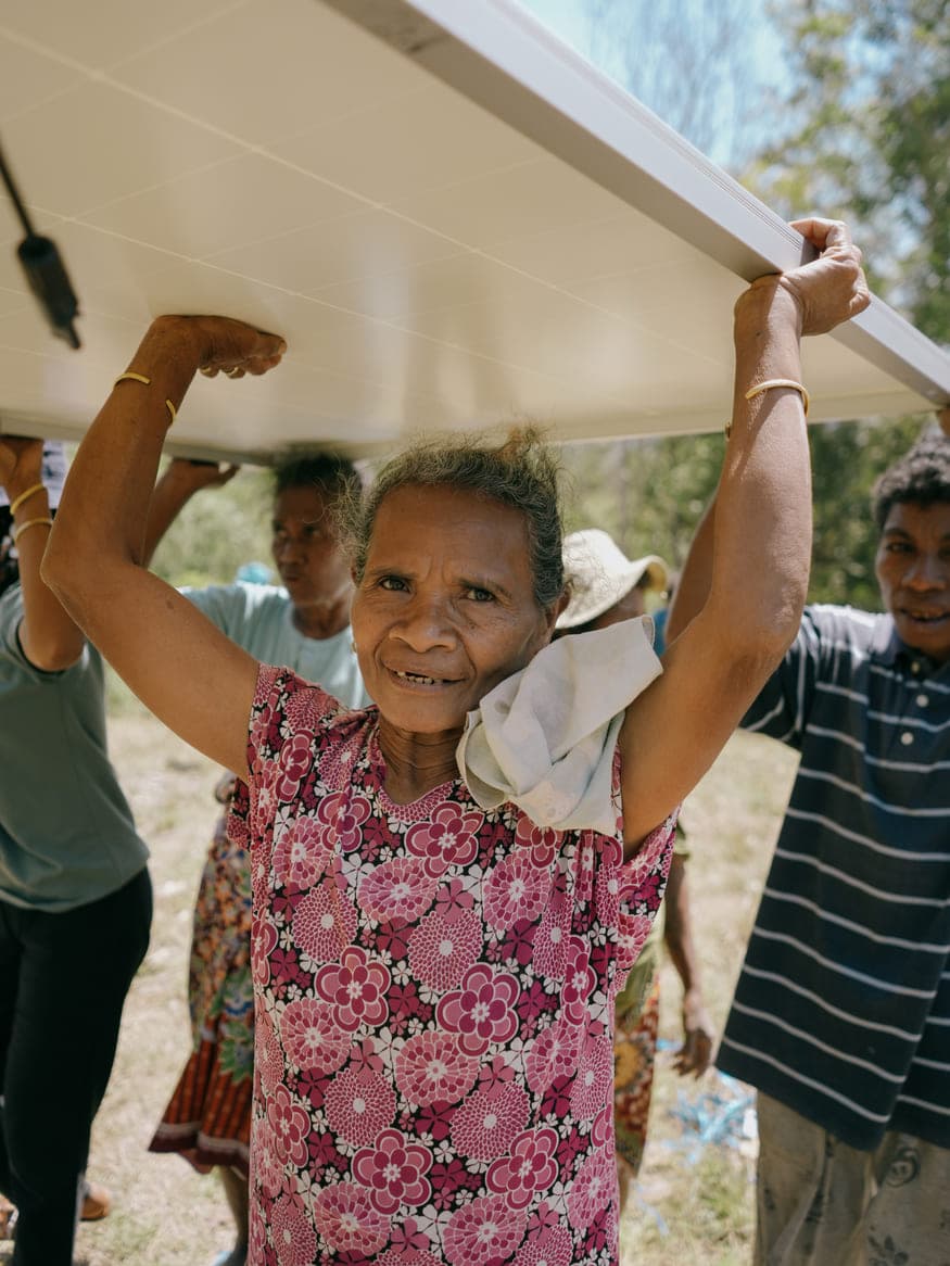 of solar energy keeps water flowing